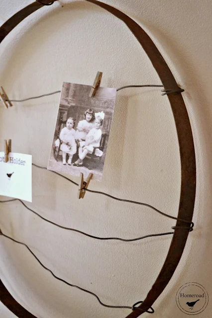 barrel strap with wire and photos