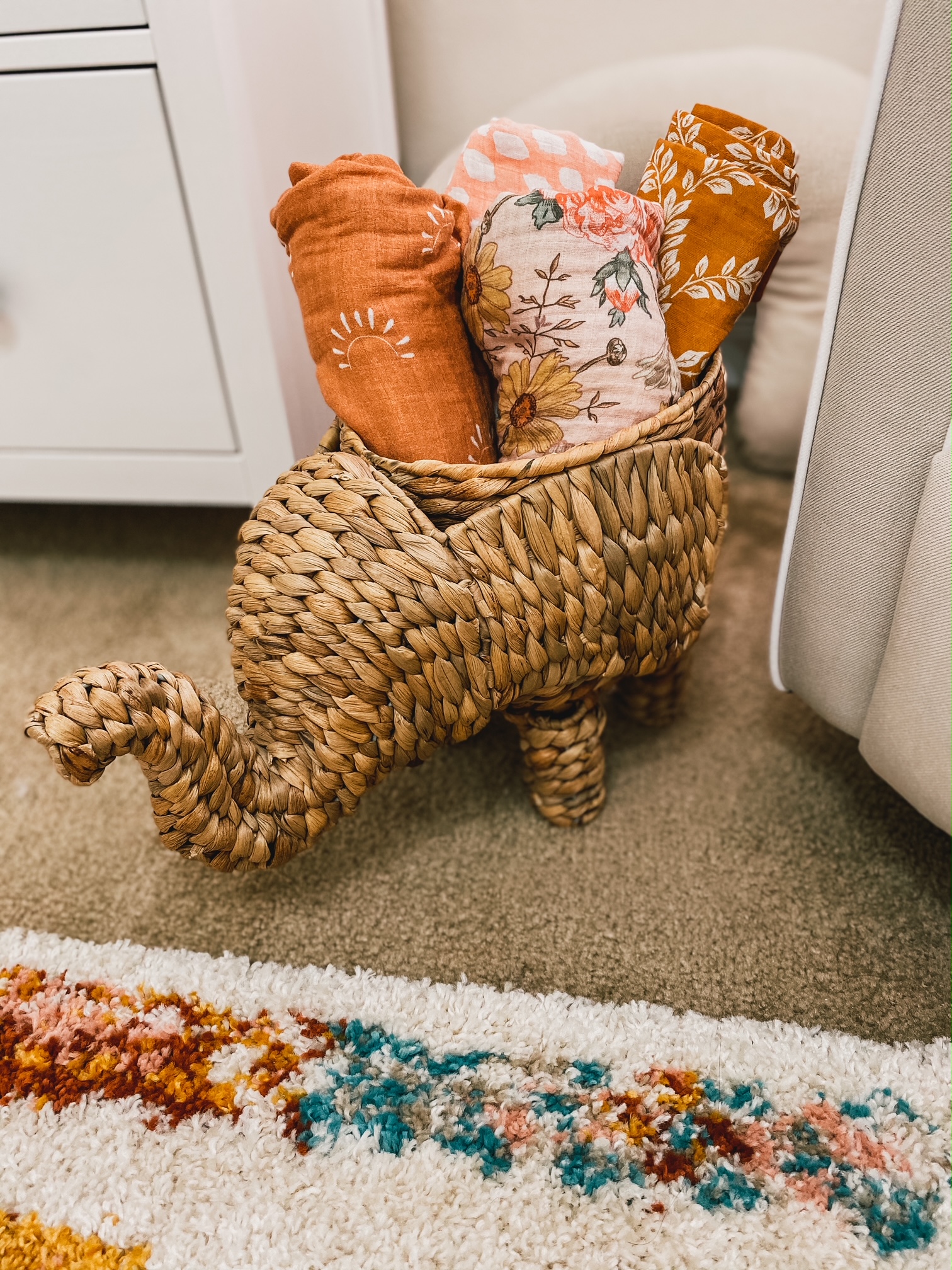 BOHO NURSERY + DIAPER/BREASTFEEDING CART — Macchiatos & Confetti