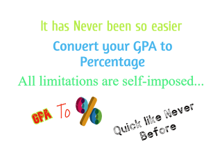 Gpa To Percentage Conversion Chart