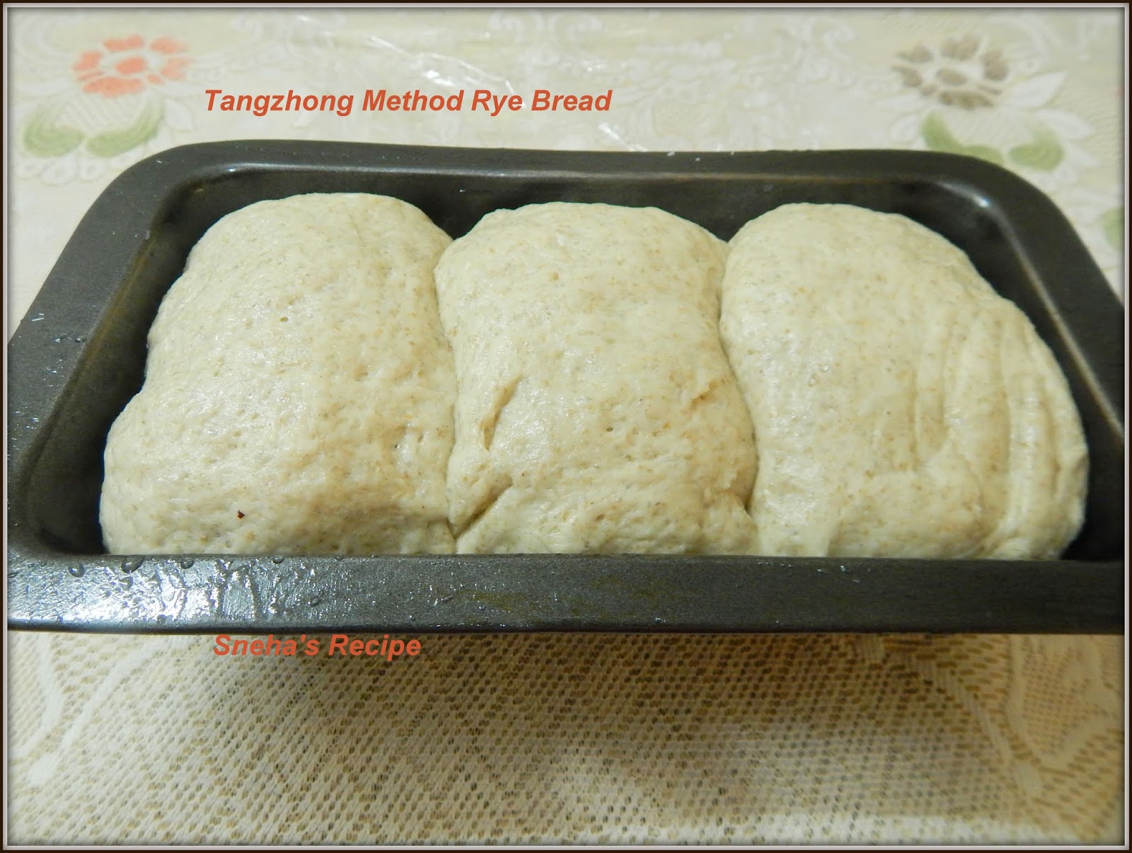 Tangzhong Method Rye Bread Sneha's Recipe