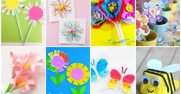 30+ Quick & Easy Spring Crafts for Kids - The Joy of Sharing