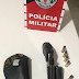 POLÍCIA MILITAR APREENDE ARMA DE FOGO NA CIDADE DE BREJO DO CRUZ