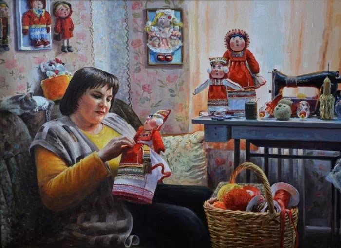 Мастерица кукол Российский художник. Юлия Бакаева