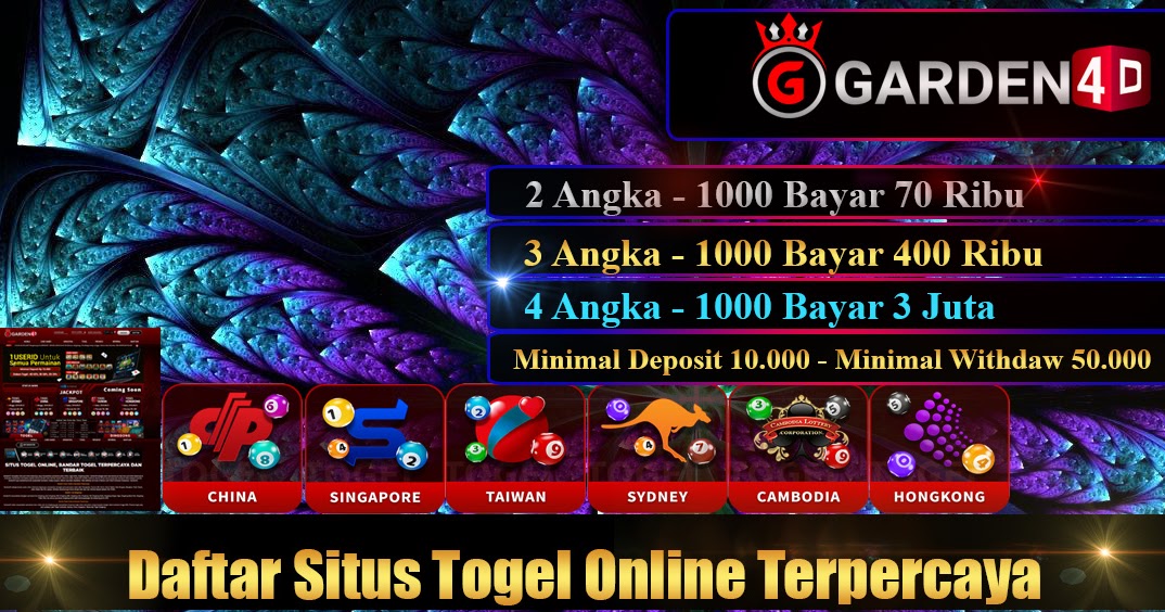 Daftar Situs Togel Terpercaya Togel Online Garden4D