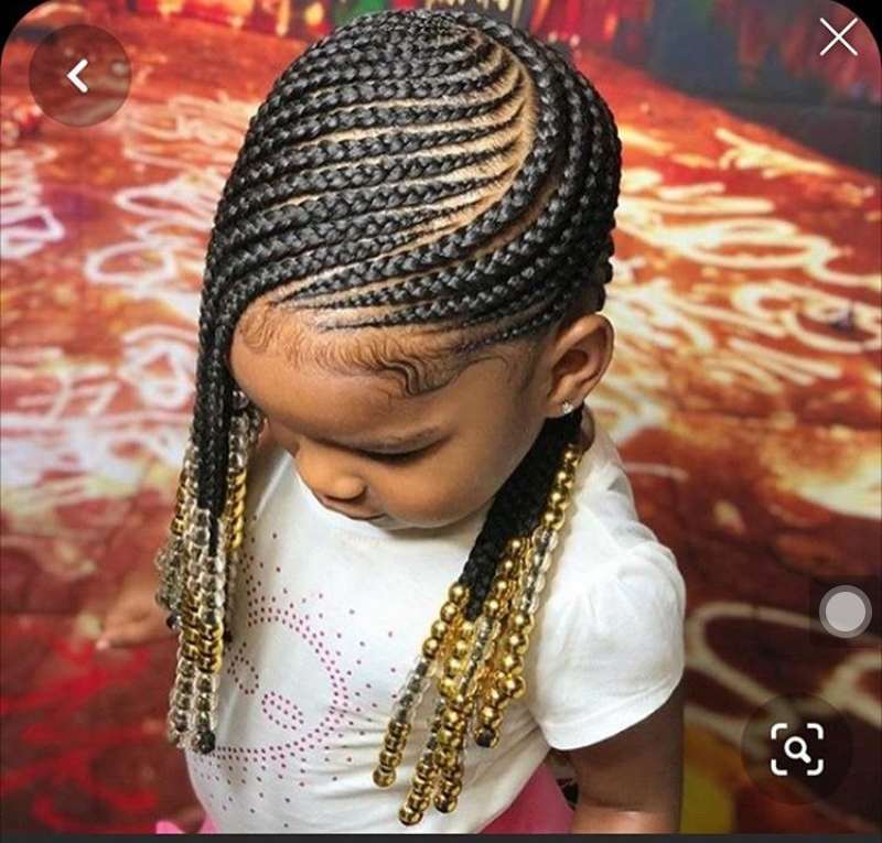 Beautiful Braided Hairstyles for Little Girls with Beads 2022/2023