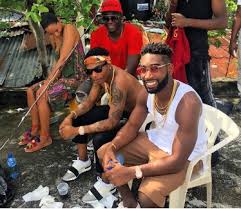 wizkid and Tinie Tempah in shoot for mamacita video wizkid and Tinie Tempah