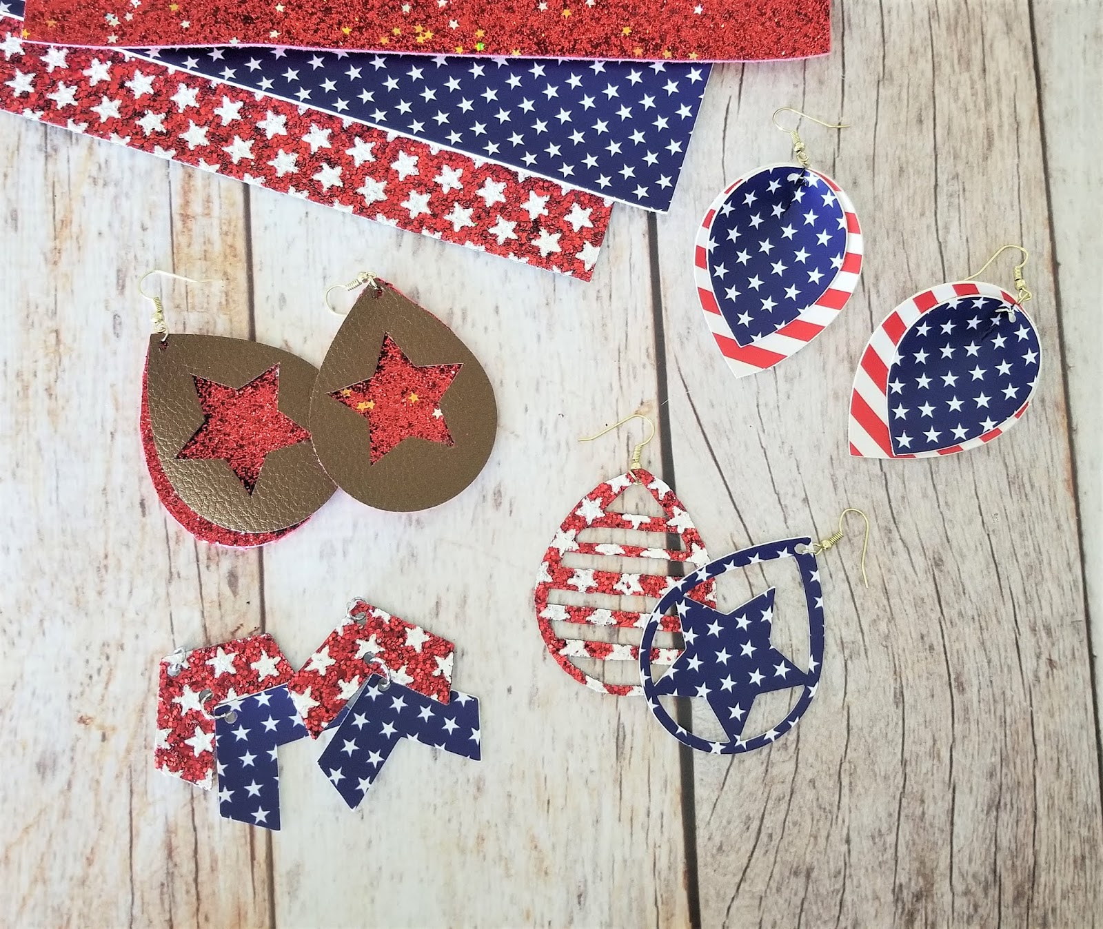 Download Spectacular And Free Patriotic Earring Cut Files Sew Simple Home PSD Mockup Templates