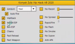 Zula Konyalı v8 ESP, Aimbot, Sekmeme Hilesi İndir Ocak 2020