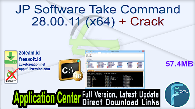 JP Software Take Command 28.00.11 (x64) + Crack_ ZcTeam.id