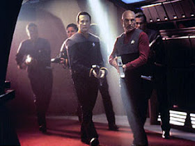 Picard searching Star Trek First Contact 1996 movieloversreviews.filminspector.com
