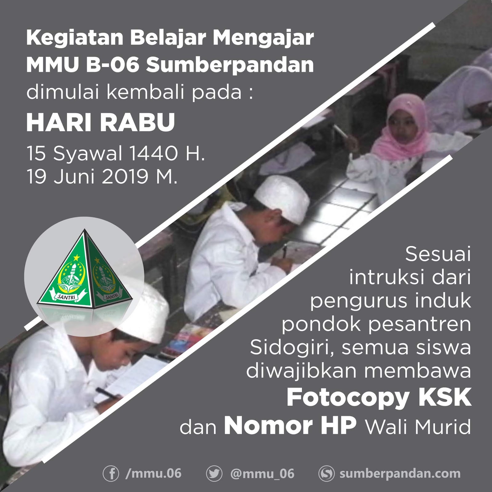 Permulaan Kegiatan Belajar Mengajar