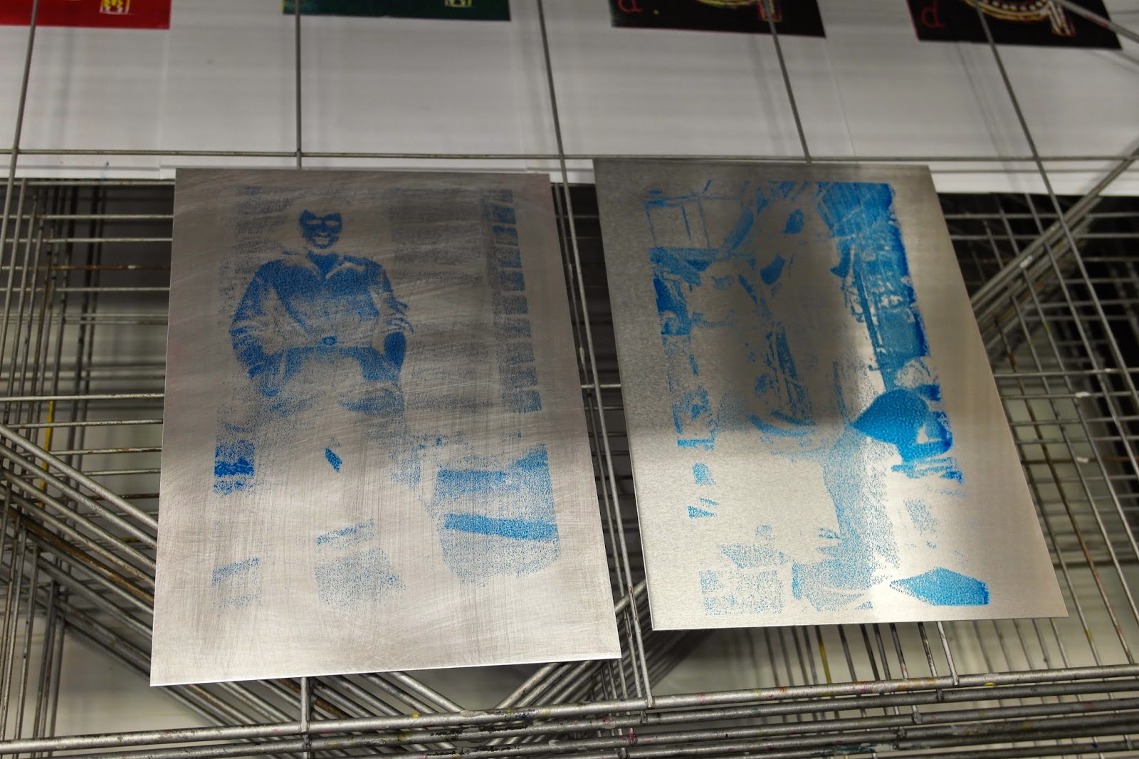 Gather No Moss: Screen Printing images onto aluminium plate