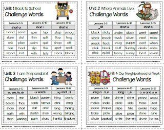 Sailing Through 1st Grade: SRA Imagine It! Spelling and Challenge Lists