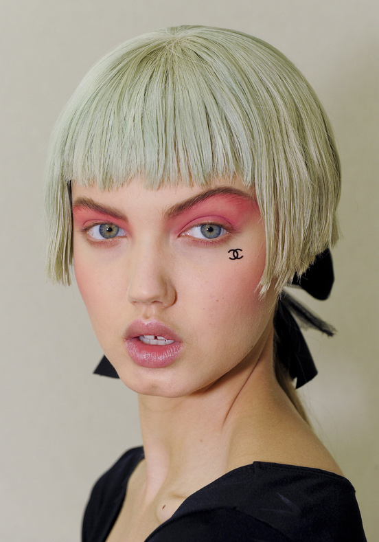 Chanel Resort 2013 Beauty: Bowl Cuts and Pink Eyeshadow - The Front Row ...