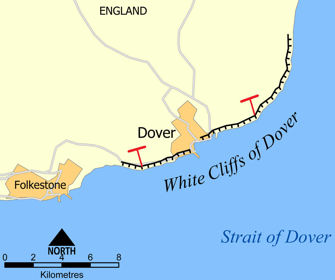 The Physical Geography of the White Cliffs of Dover and County Kent