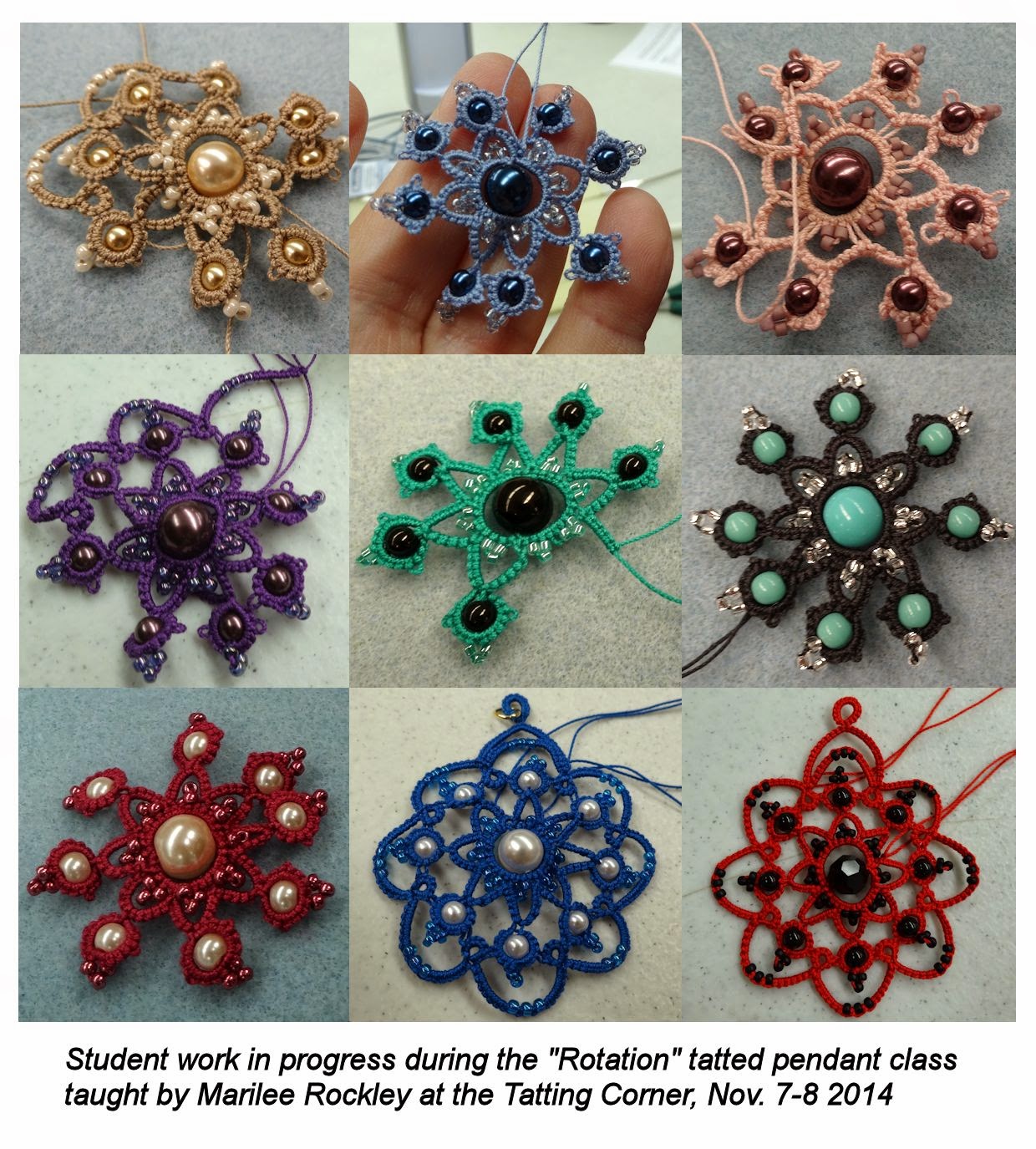 Yarnplayer's Tatting Blog Photos from Tatting Days at the Tatting Corner