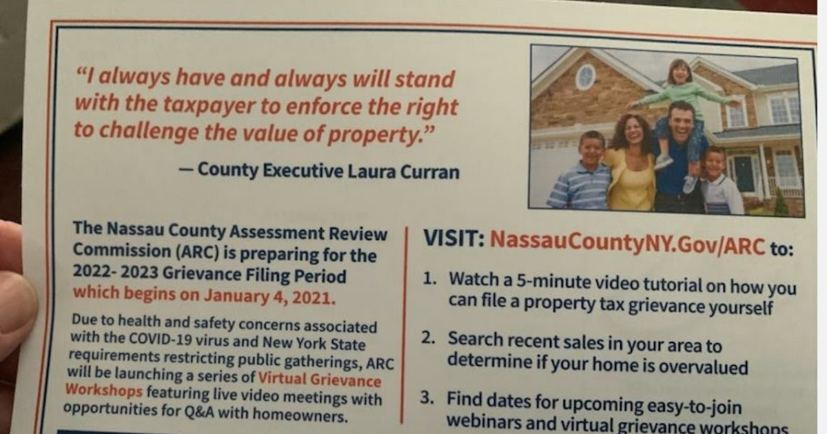 nassau county tax grievance Eun Woody