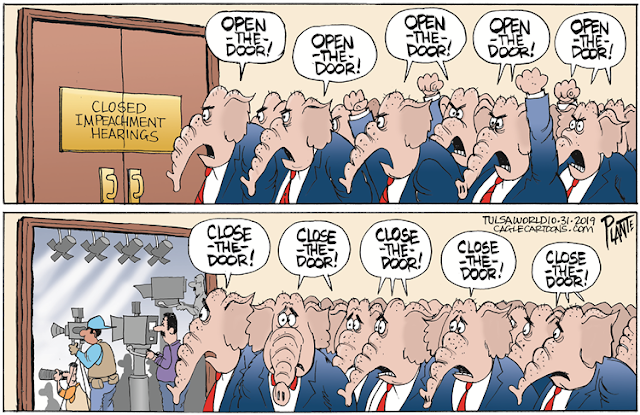 Frame One: Republicans at the door to