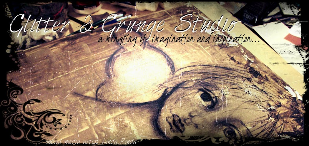 Glitter and Grunge Studio Art