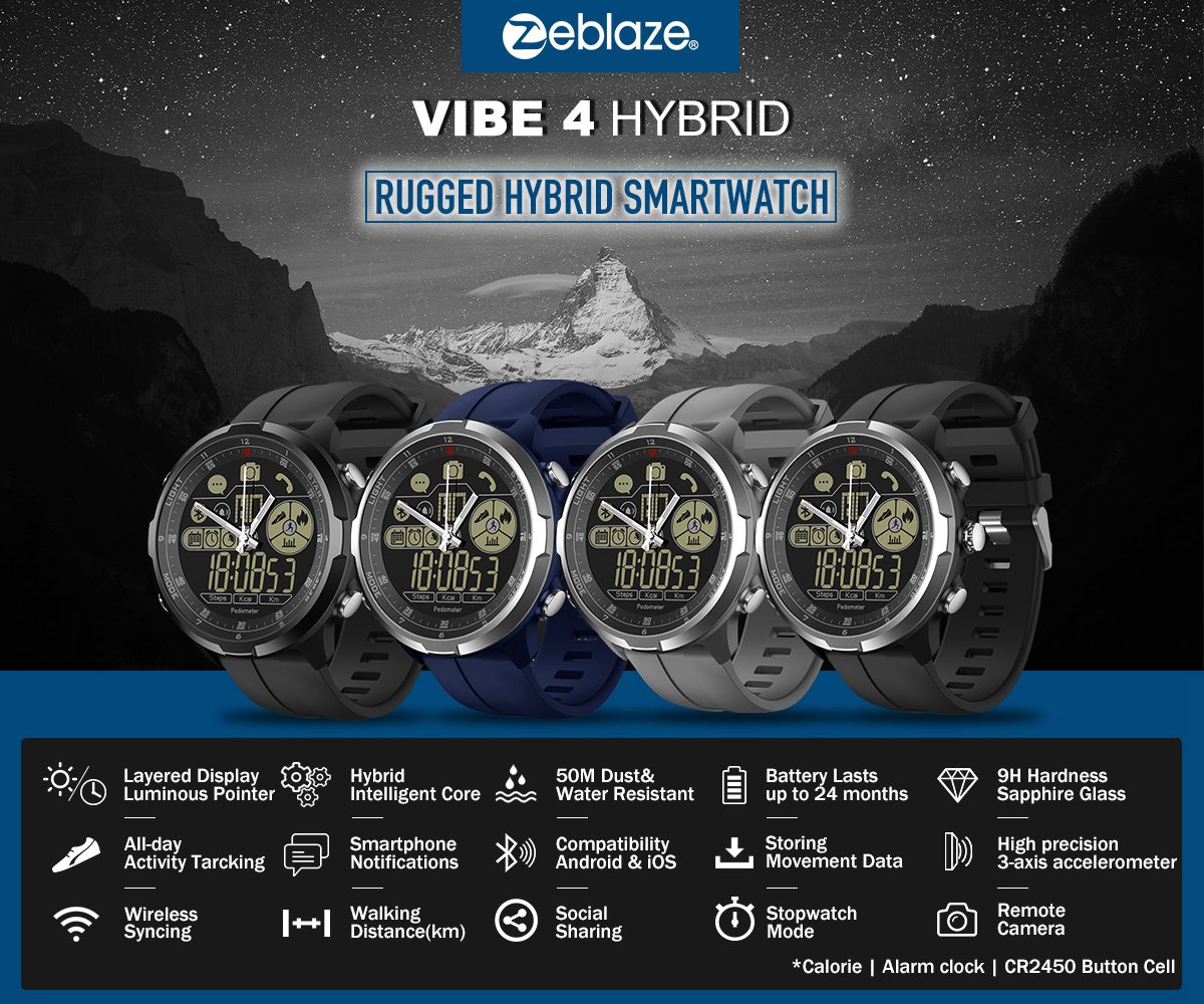 Zeblaze Vibe 4 Hybrid 1 24 All Day Activity 50atm Call Social Zeblaze Vibe 4 Hybrid 1 24 All Day Activity 50atm Call Social Message Reminder