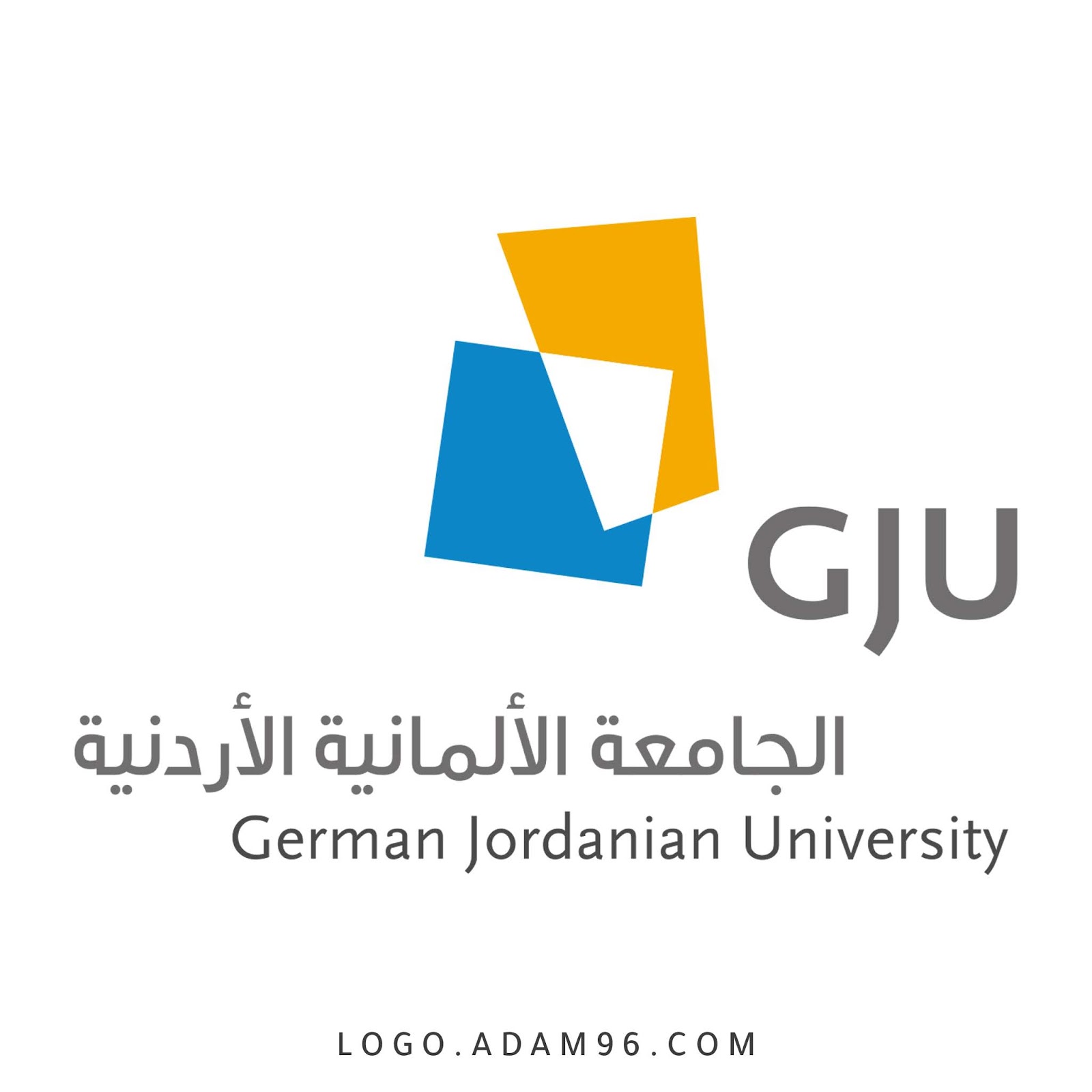 تحميل شعار الجامعة الألمانية الأردنية بجودة عالية Logo German Jordanian