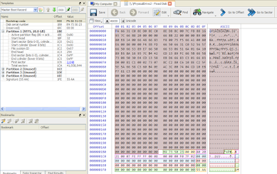 Active Disk Editor in action Active Disk Editor in action