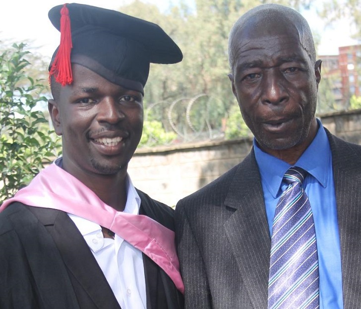 FATHER AND GRADUATE SON