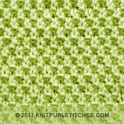 How to Knit Double Moss Stitch