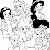 Princesas Disney para imprimir – Dibujos infantiles para colorear