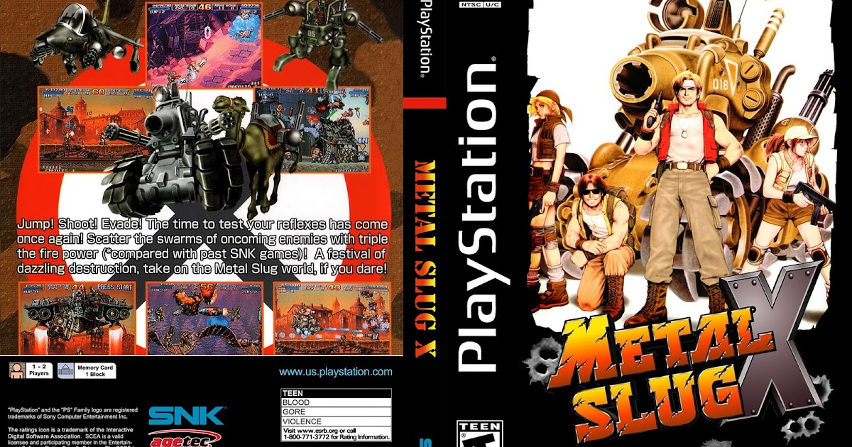 Metal Slug X Capas & Covers