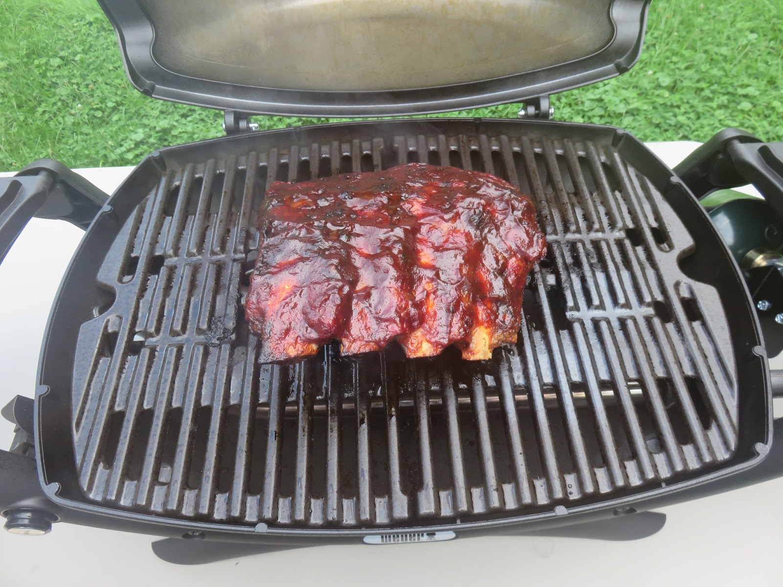Sherry's Place Beef ribs on the grill tonight!