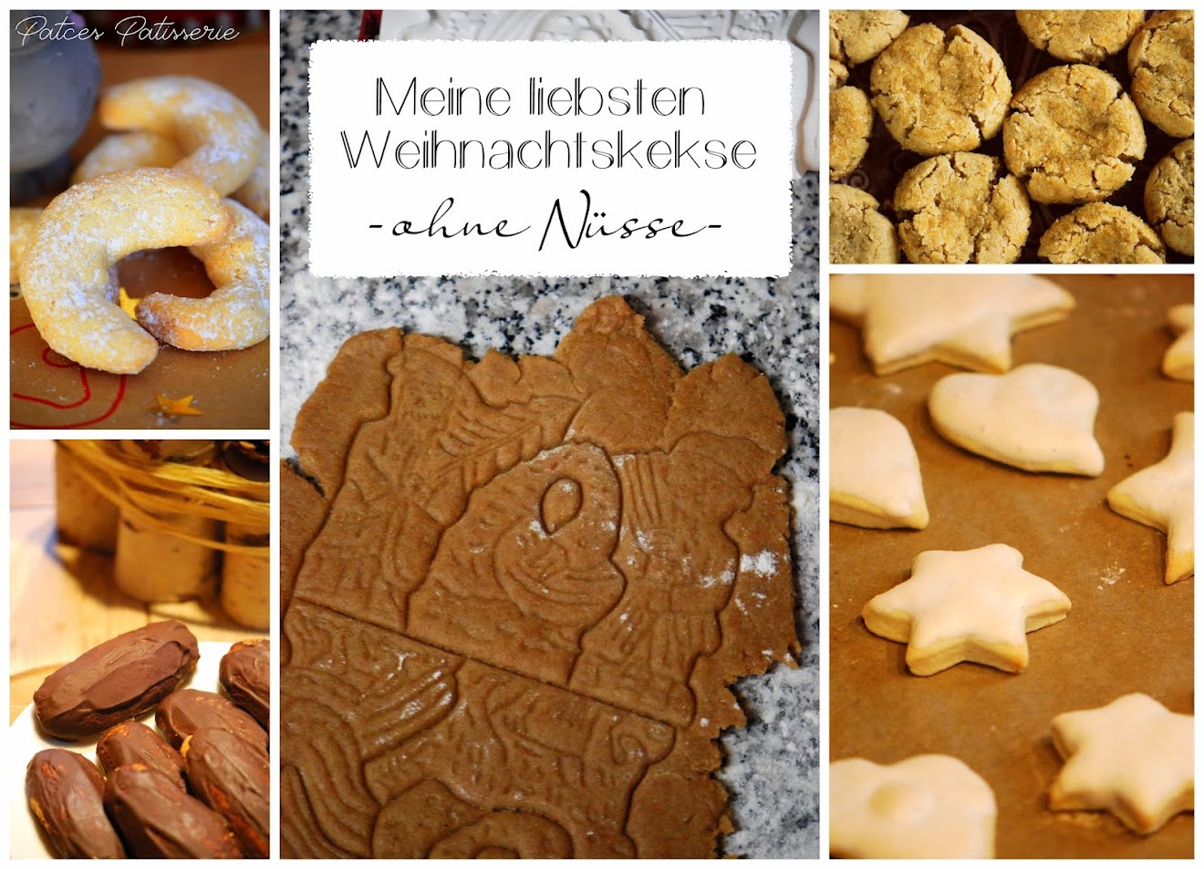 Zimtsterne ohne Nüsse