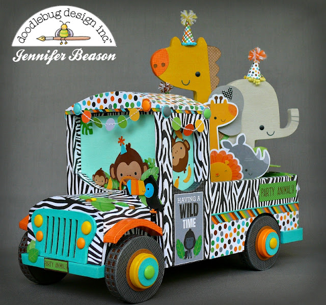 Doodlebug Design Inc Blog: Pinterest Inspired Challenge: Zoo Birthday ...