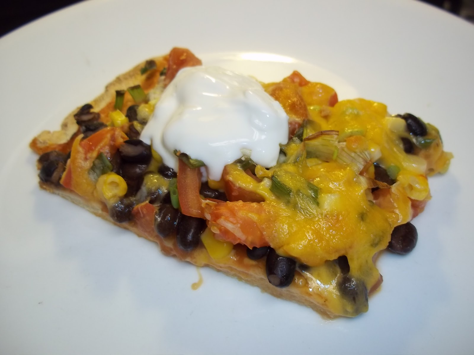 The Daily Smash Black Bean Taco Pizza