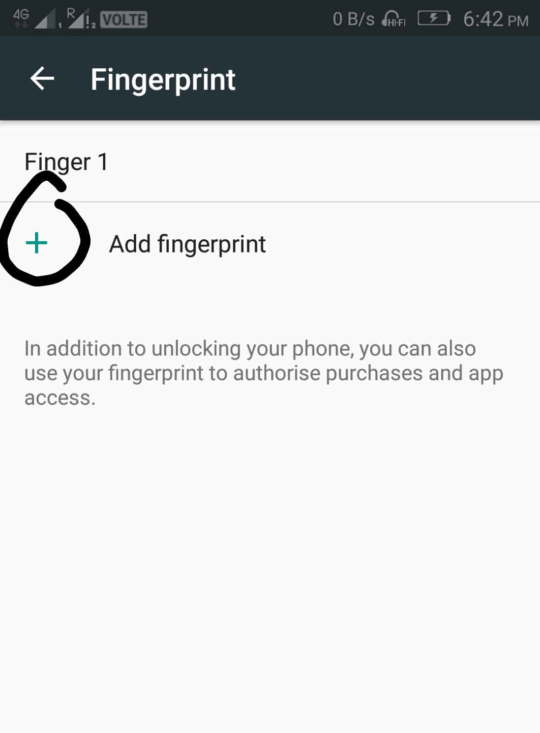 How to add many finger prints to any Android devices?