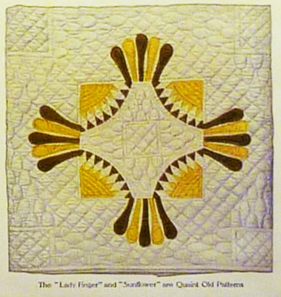 Cloud of Quilt Patterns Whig's Defeat or Ladyfingers