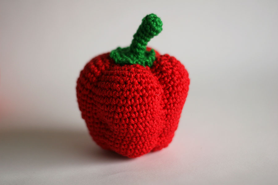 Handmade crochet fruits and vegetables, play food/home decor