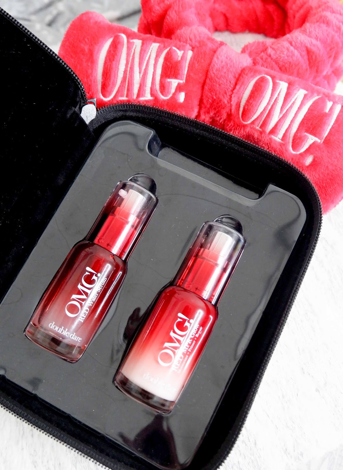 DOUBLE DARE: OMG! RED WATER SERUM AND RED MPR GLOW REVIEW