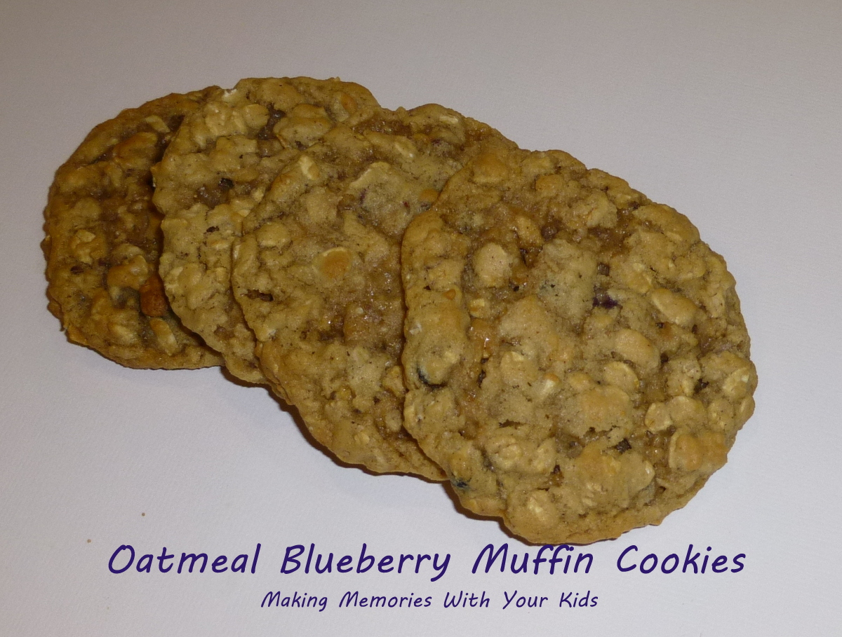Oatmeal Blueberry Muffin Cookies with Better Oats - Making Memories With  Your Kids