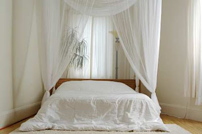 Dormitorio blanco, elegante diseño