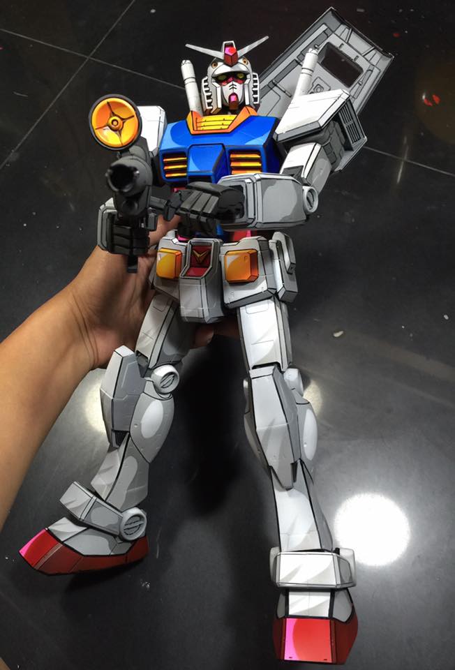 Custom Build Mega Size RX782 Gundam [Anime Art Paint Job] Gundam