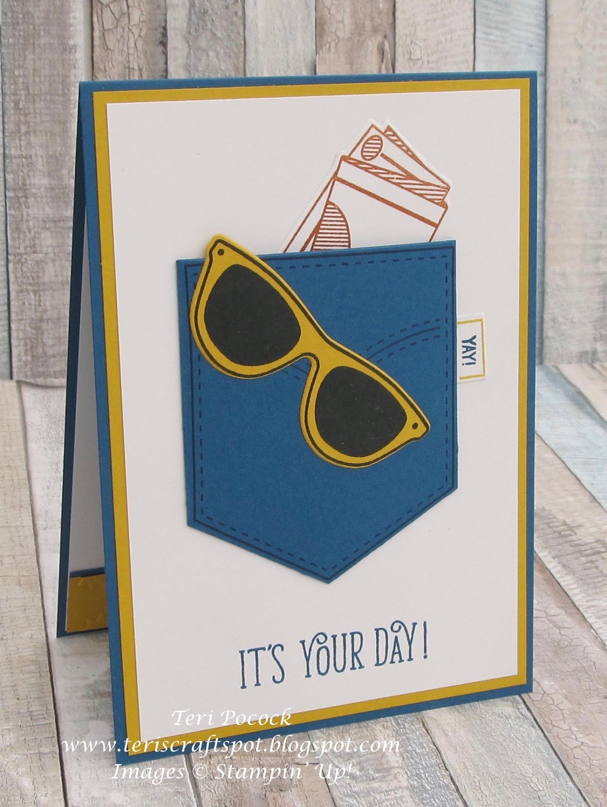 Stampin' Up! UK Demonstrator Teri Pocock More with.. Pocketful