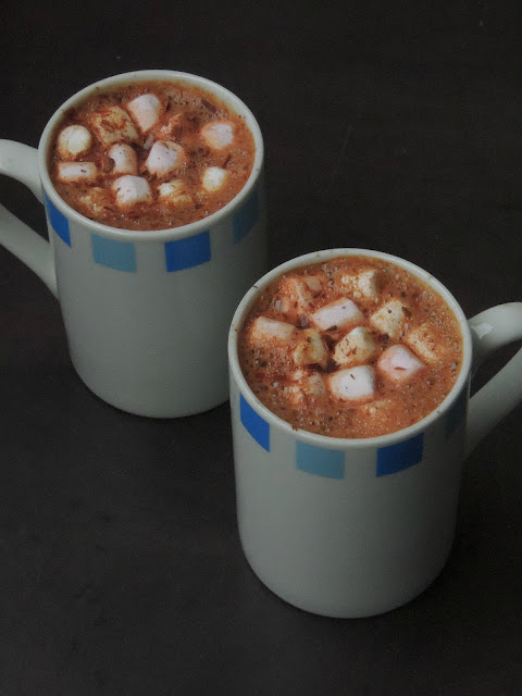 Hot chocolate with Nutella