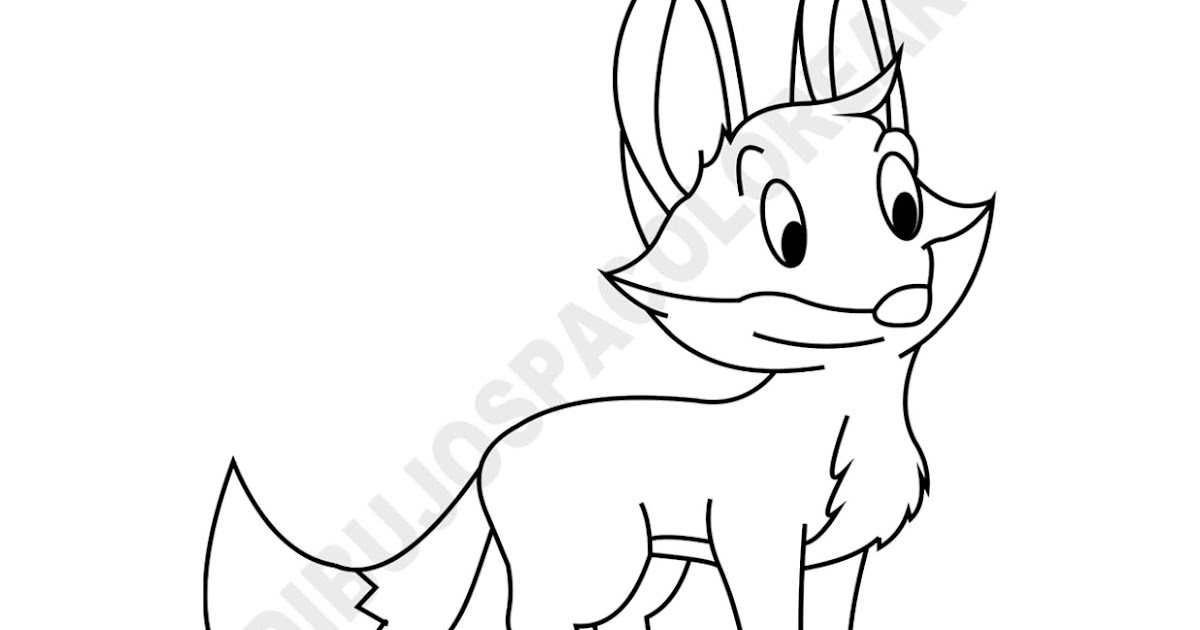 Dibujos Inglés Español con Z Zorro Fox