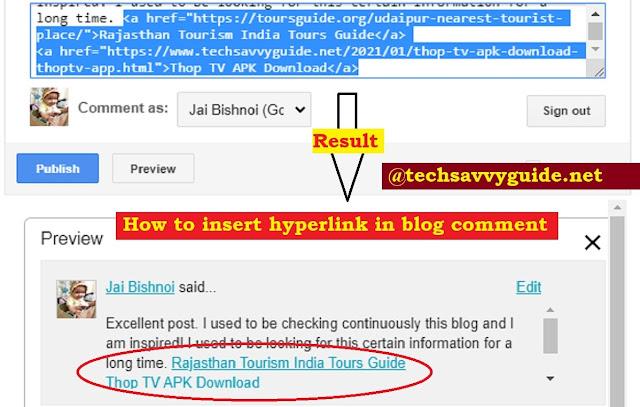 How to Insert Hyperlink in Blog Comment with Pictures How to Insert Hyperlink in Blog Comment with Pictures