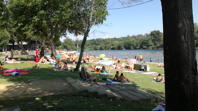 Acesso a praia fluvial do faial Acesso a praia fluvial do faial