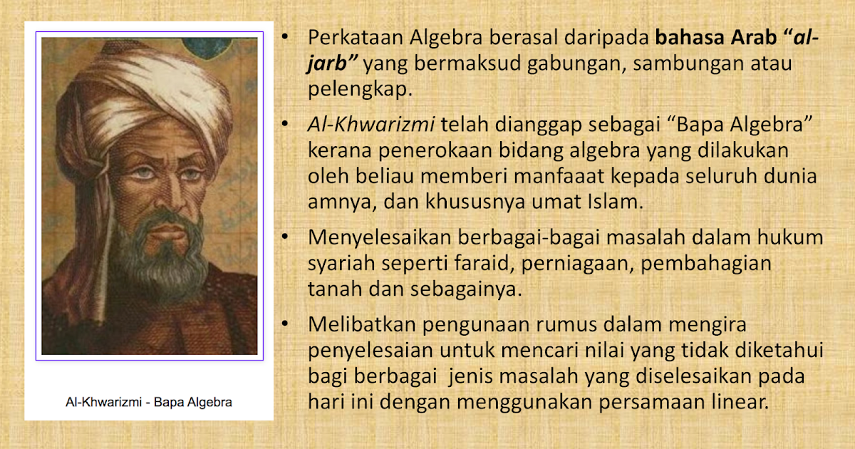 Mathematics is Fun BAB 5 PEMBOLEH UBAH & UNGKAPAN ALGEBRA