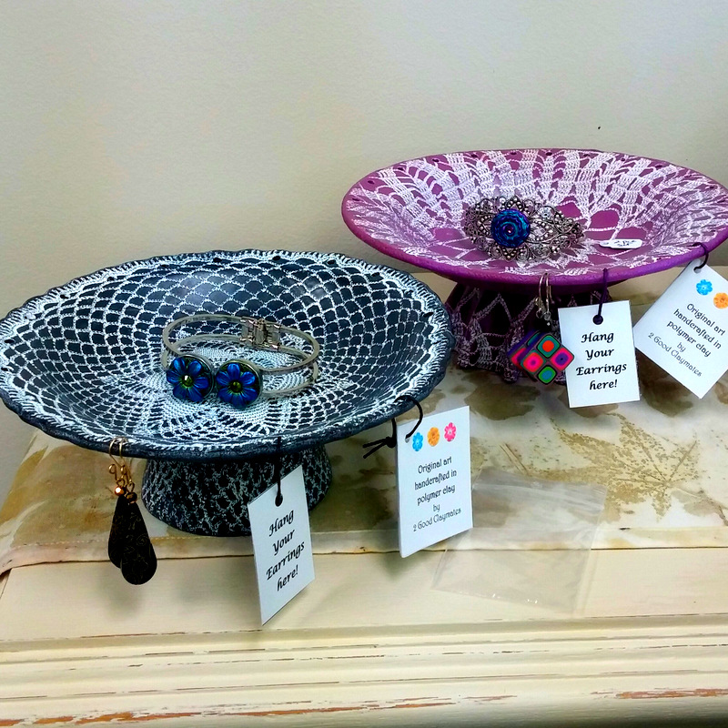 2 Good Claymates New Jewelry Dishes