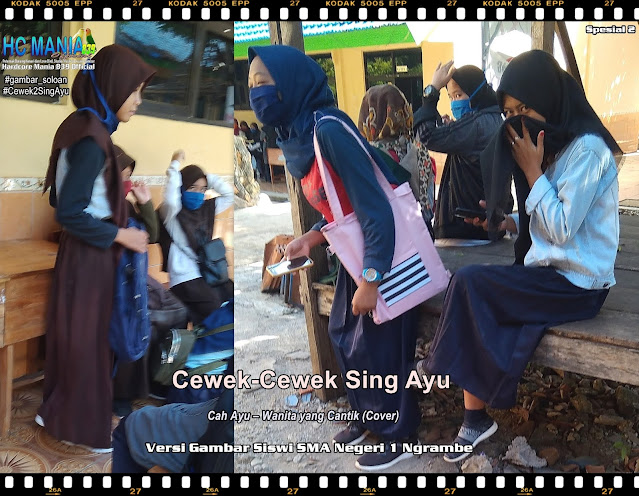 Gambar Soloan Terbaik di Indonesia - Gambar Siswa-siswi SMA Negeri 1 Ngrambe Versi Cah Ayu Khas Spesial 2 - 10 DG
