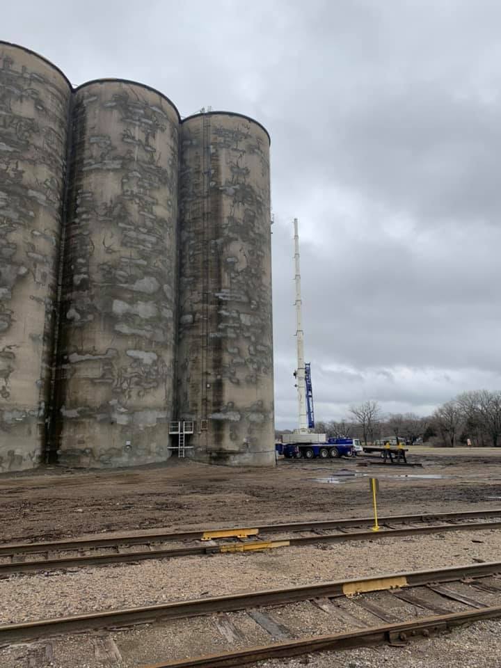 Towns and Nature Topeka, KS Largest Cargill Grain Elevator and UP Yard